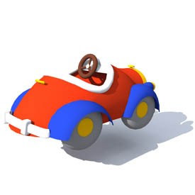 Toy car 3D Object | FREE Artlantis Objects Download